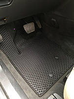 Поліуретанові килимки (EVA, чорні) 5 місний, 2 ряди для Volvo XC90 2002-2014 рр