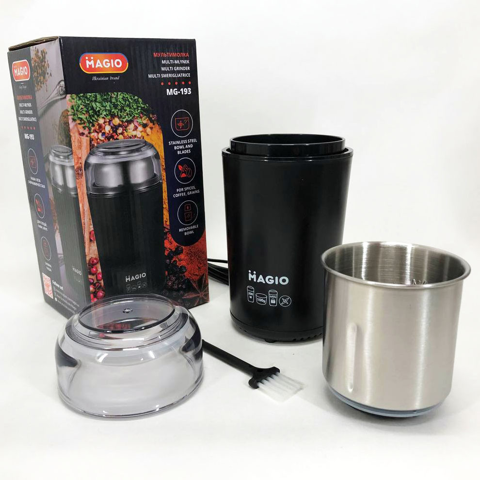 Кавомолка роторна для подрібнення кавових зерен, Універсальна побутова кавомолка для перцю KH-93, фото 1