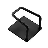 Тримач універсальний для губки та кухонного приладдя, чорний гачок міцний на 3М скотчі