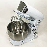 Стаціонарний міксер з чашею для кухні Rainberg, Міксер планетарний комбайн, Комбайн з металевою чашею MP-39, фото 2