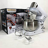 Стаціонарний міксер з чашею для кухні Rainberg, Міксер планетарний комбайн, Комбайн з металевою чашею MP-39, фото 10