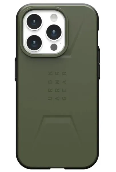 Чохол-накладка UAG для Apple iPhone 15 Pro Max Civilian Magsafe Olive Drab (114295117272), фото 1