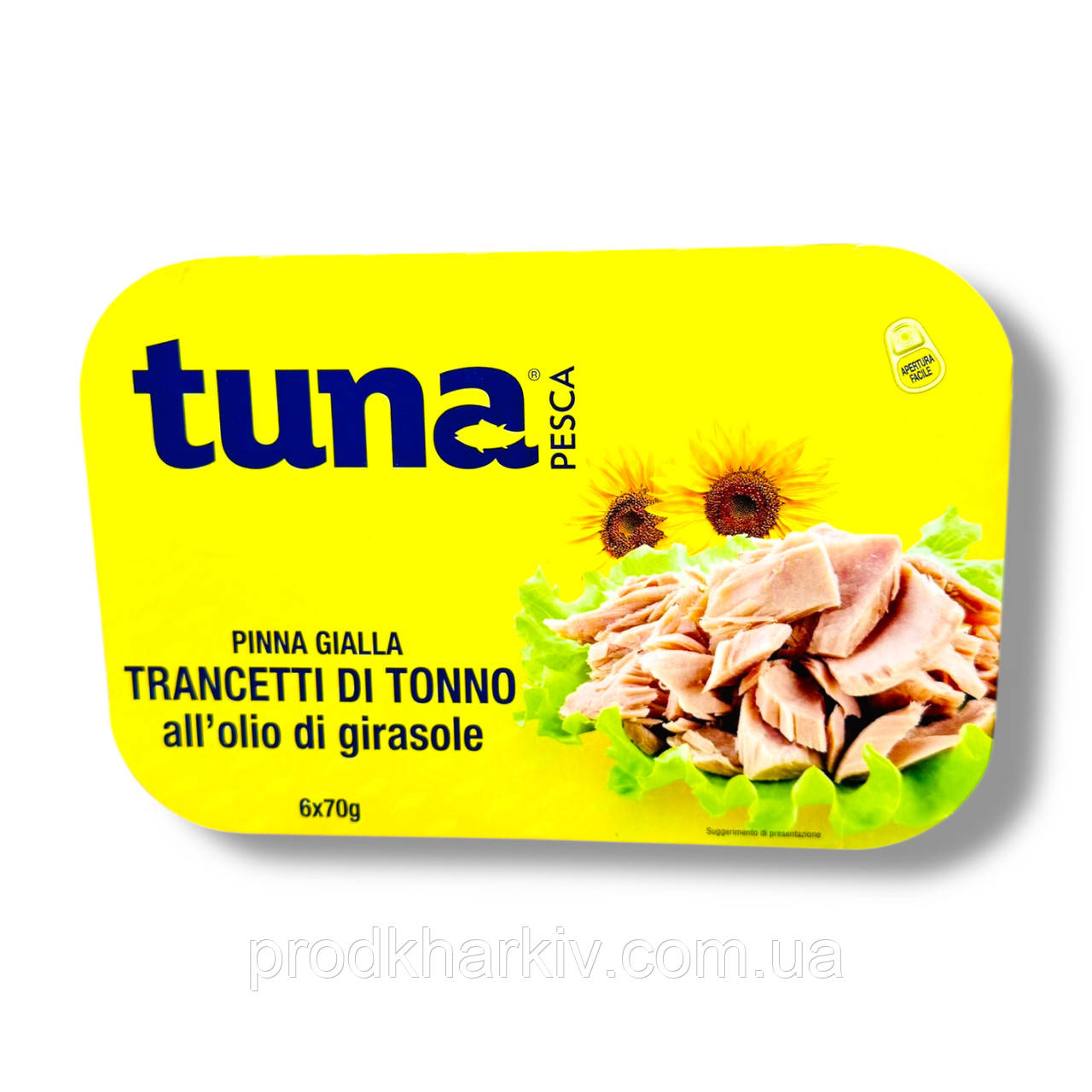 Тунець TUNA PESCA в соняшниковій олії tonno all olio di girasole 6x70г