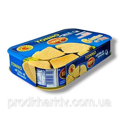Тунець Tonno імпорт 6 шт. уп, фото 4
