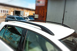 Рейлінги OmsaLine Solid (2 шт, чорні) для Volkswagen Golf 7/E-Golf 2012-2020 рр