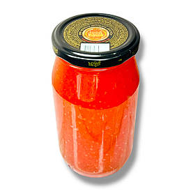 Икра красная лососевая 440 грамм (имитация) "Рыбанов" (Стекло+крышка).