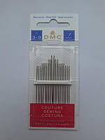 Голки для ручного шиття та вишивки №3-9x20 DMC