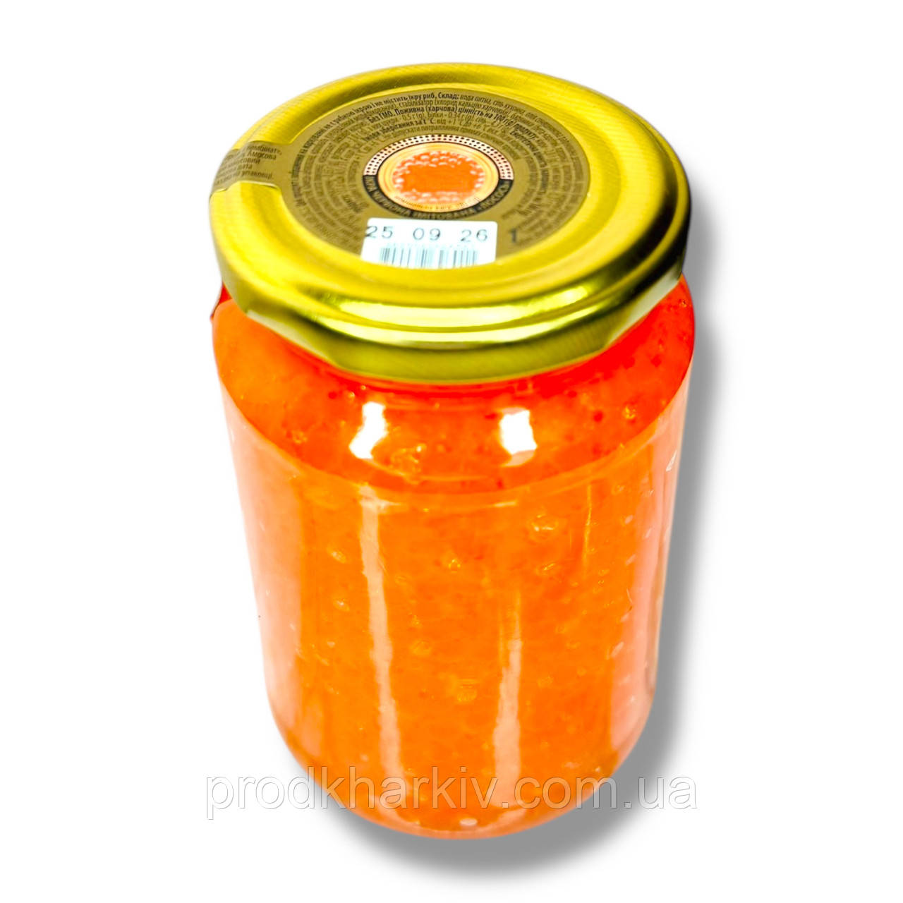 Ікра червона лососева (імітація) "Рибанов" 380 грамів (Скло + кришка).