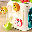 Інтерактивна іграшка бізікуб музичний тренажер для розвитку моторики у дітей Ігри з пальчиками світло риболовля сортер, фото 6