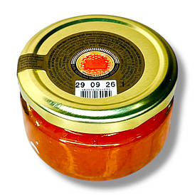Икра красная лососевая 110 грамм (имитация) "Рыбанов" (Стекло+крышка).
