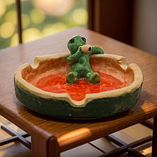 Авторська керамічна попільничка FluRAnet/Попільничка керамічна, фото 2