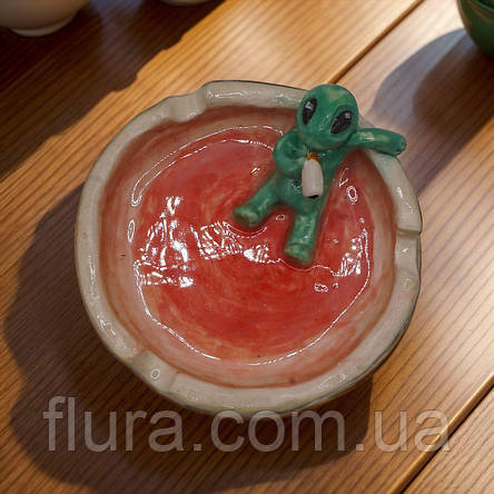 Авторська керамічна попільничка FluRAnet/Попільничка керамічна, фото 1