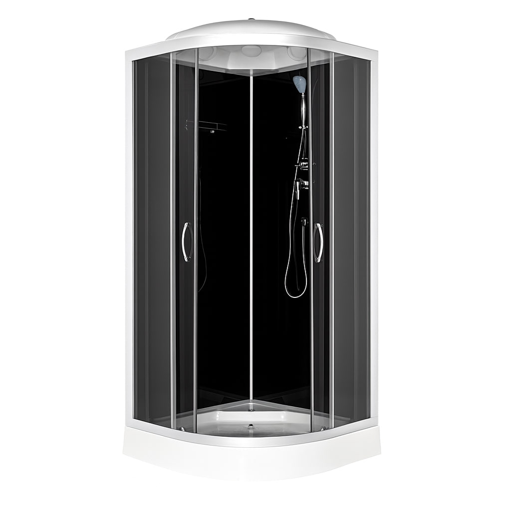 Душовий бокс Vivia Venta 61 BF 90х90х220 см на низькому піддоні тоноване скло