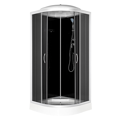 Душовий бокс Vivia Venta 61 BF 90х90х220 см на низькому піддоні тоноване скло, фото 1