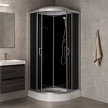 Душовий бокс Vivia Venta 61 BF 90х90х220 см на низькому піддоні тоноване скло, фото 2