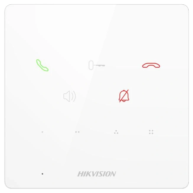 Hikvision DS-KH6000-E1/White Аудіодомофон IP мережевий POE, фото 1