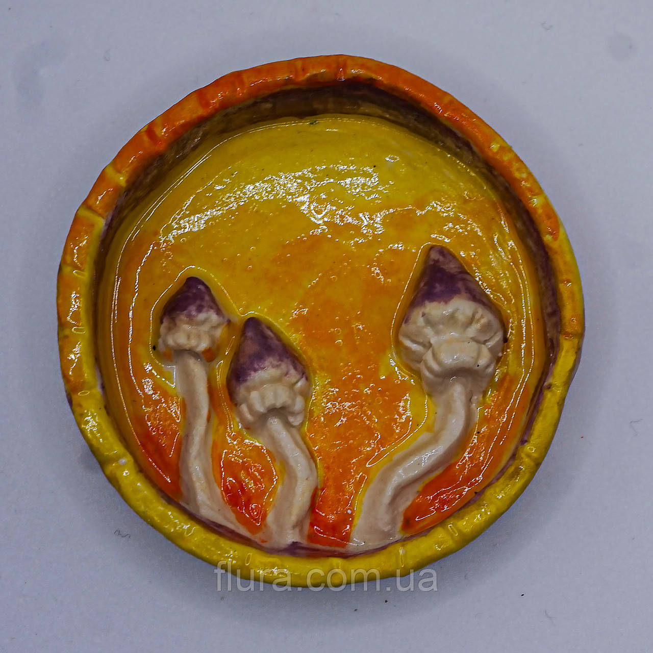 Авторська керамічна попільничка FluRAnet/Попільничка керамічна