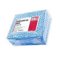 Серветка для знежирення Soll (36*40см) Resistant80 блакитна упак.35 шт