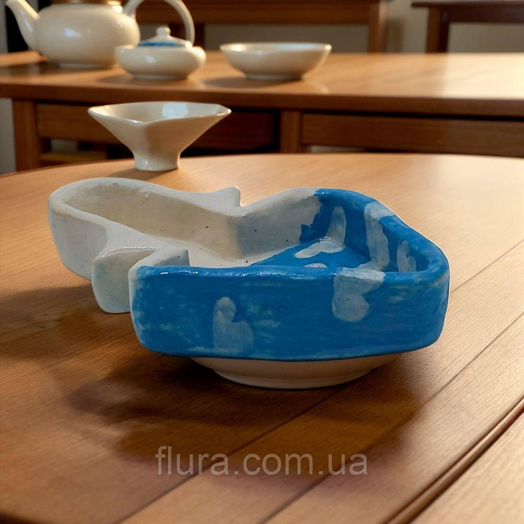 Авторська керамічна попільничка FluRAnet/Попільничка керамічна