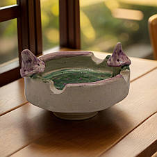 Авторська керамічна попільничка FluRAnet/Попільничка керамічна, фото 2