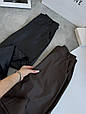 Штани з еко шкіри Модель: 1528-328 Колір: чорний, шоколад, фото 2