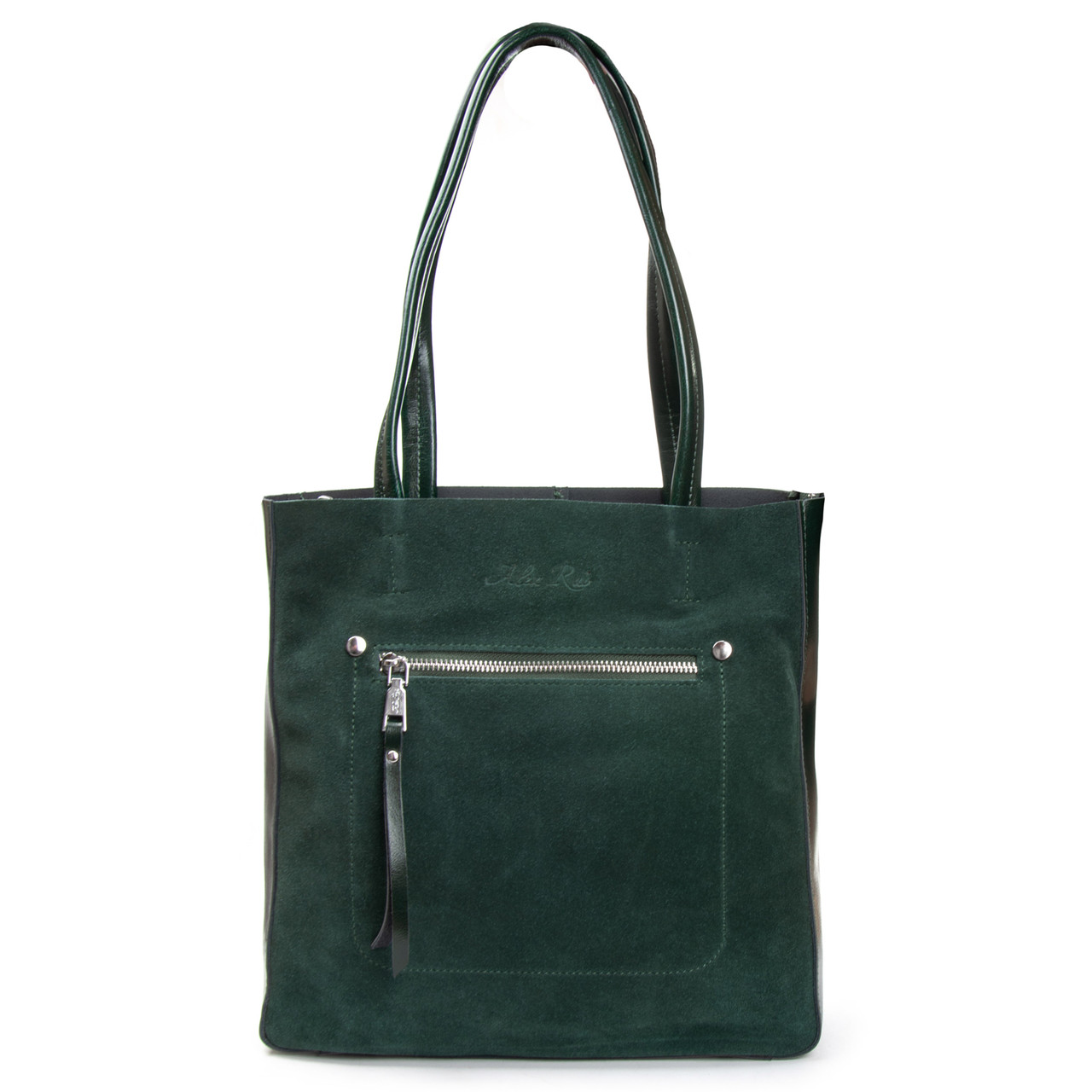 Сумка Женская Классическая замш 8773-220 green.Купити жіночі сумки гуртом і в роздріб із натуральної шкіри в Україні