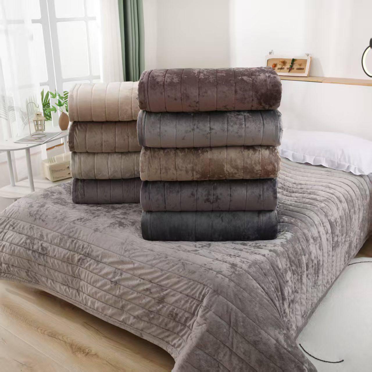 Покривало велюрове Мармур Євро, фото 1