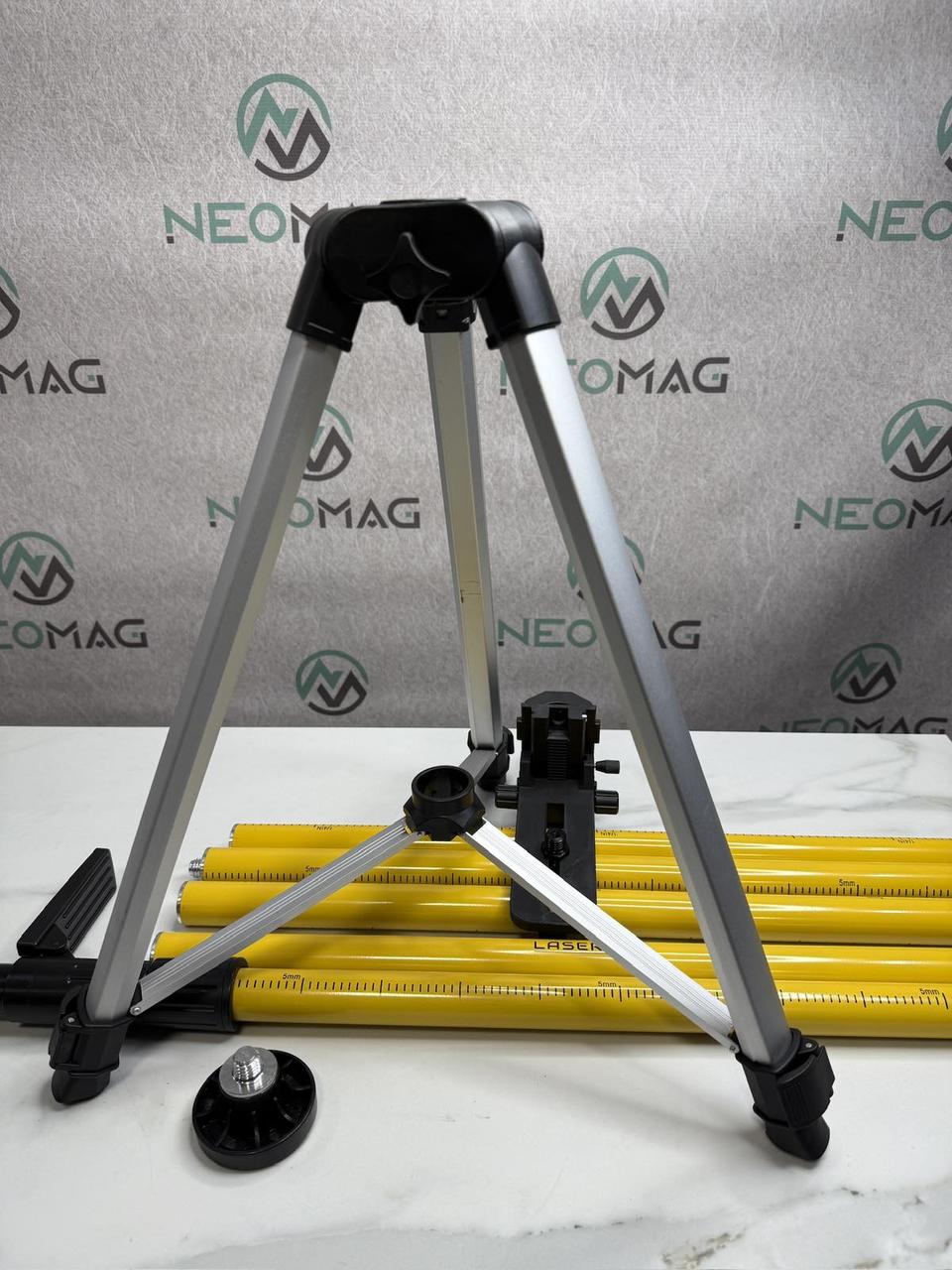 Розпірна штанга-штатив Laser Pro (Huepar) для лазерного рівня 3.7 м, фото 1