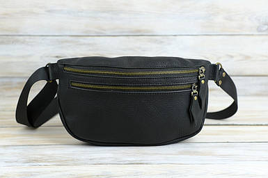 Чоловіча сумка Брукс з натуральної шкіри колір Чорний