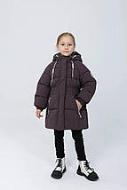 Дитяча зимова курткадля дівчинки Іворі розміри 128-158, фото 5