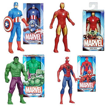 Ігрова фігурка героя "Месники" AVN (Халк, залізна людина, капітан Америка, Людина-павук) B1686