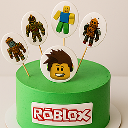 Набір цукрового декору Slado "Роблокс хлопці" 6 елементів