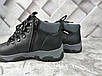 Зимові підліткові черевики з натуральної шкіри 080 з (37р), фото 2