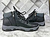 Зимові підліткові черевики з натуральної шкіри 080 з (37р), фото 5