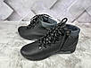Зимові підліткові черевики з натуральної шкіри 080 з (36р), фото 3
