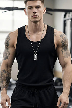 Майка чоловіча спортивна Pulse Apmi чорна