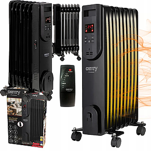 Оливний (масляний) радіатор Camry CR 7812 LED з дистанційним керуванням (7 ребер)