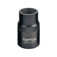 Головка пятигранна 1/2 14мм CrV для гальмівних систем Bendix Toptul