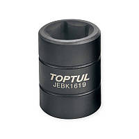 Головка пятигранна 1/2 19мм CrV для гальмівних систем Bendix Toptul