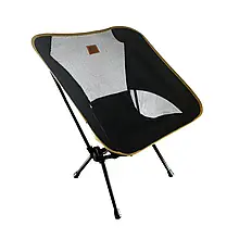Стілець туристичний розкладний для риболовлі та відпочинку BP30030 в чохлі, чорний