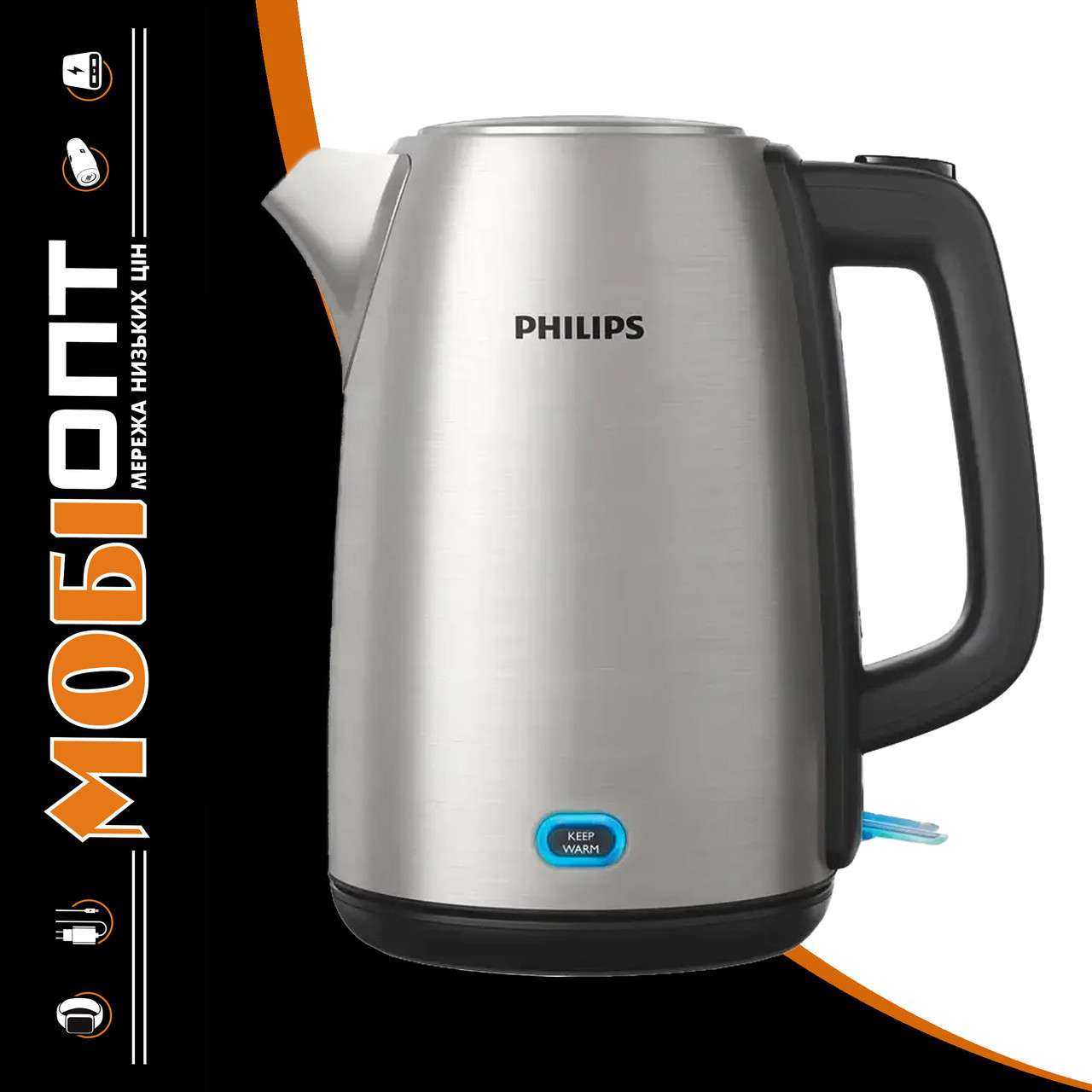 Електрочайник Philips HD9353/90 Series 5000 Stainless steel UA