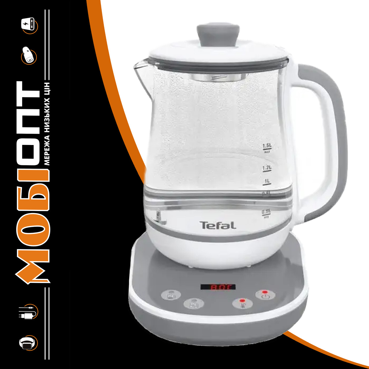 Електрочайник Tefal Tastea BJ551B10 Gray/white UA