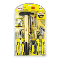Набір інструменту слюсарний 101 шт, 1/4" (блістер) WMC TOOLS