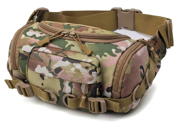 Тактична поясна сумка-бананка Multicam. Сумка-бананка на пояс, плече, груди, фото 1