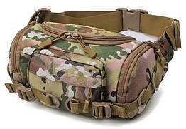 Тактична поясна сумка-бананка Multicam. Сумка-бананка на пояс, плече, груди
