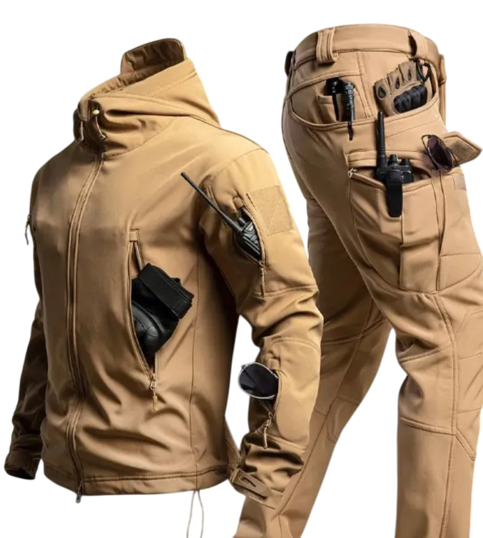 Костюм софтшел Gwild Пісок Койот Soft Shell на флісі L - фото 1 - id-p2322303118