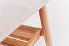 Банкетка "Мерлі" з натурального дерева та тканини, фото 4