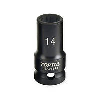 Головка для гальмівних суппортів Audi S4, A5, A6L, Q5, Q7 1/2" 7 граней Cr-V Toptul