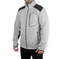 Куртка-кардиган утеплена Oxford від вітру, снігу, бруду XXL поліестер, підкладка фліс 3 кишені INTERTOOL