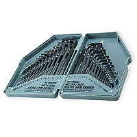 Набір ключів шестигранних середніх HEX 0,7-10 мм, довгі дюймові 0,028"-3/8" 30 шт. Strona